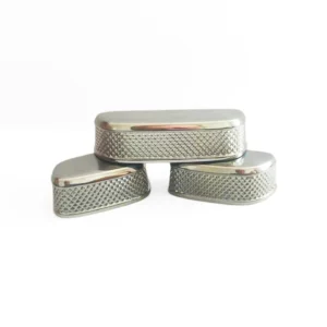 Vacuum Plated Car Interior Control Button, Silver Diamond Texture Automotive Switch, Precision Injection Molded Auto Accessory